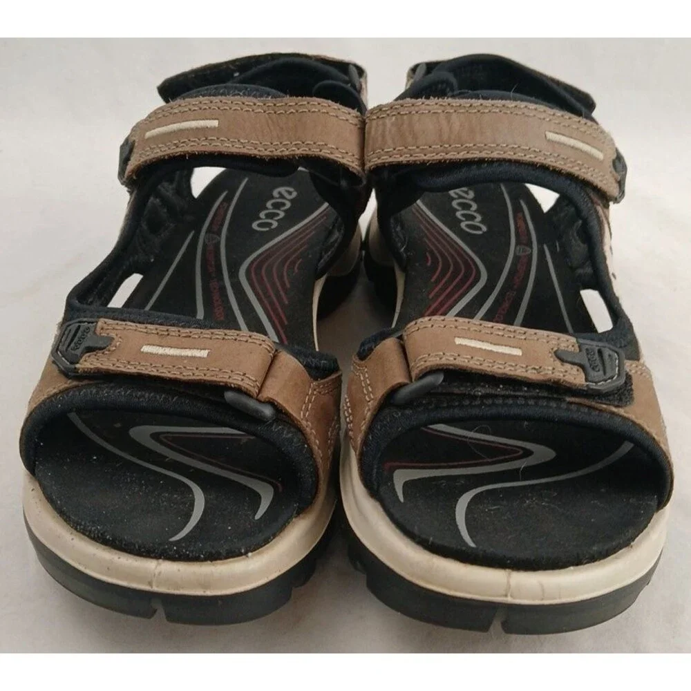 ECCO Yucatan Offroad Sandals mens 39 EUR US 8.5 Black Sport Hiking Water